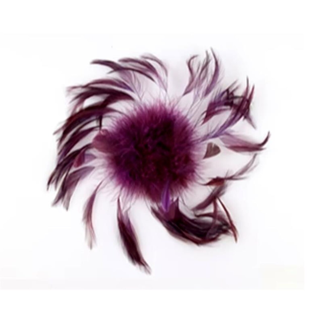 Feather Flower Ball Puff for Jackets Dresses Bags Costumes Accessories